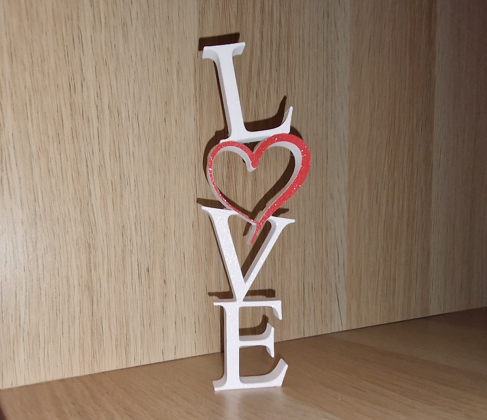 amor by mjd arte 2d lovecraft corazón enamorado día san valentín regalo te quiero corazon 3D print model - Mito3D