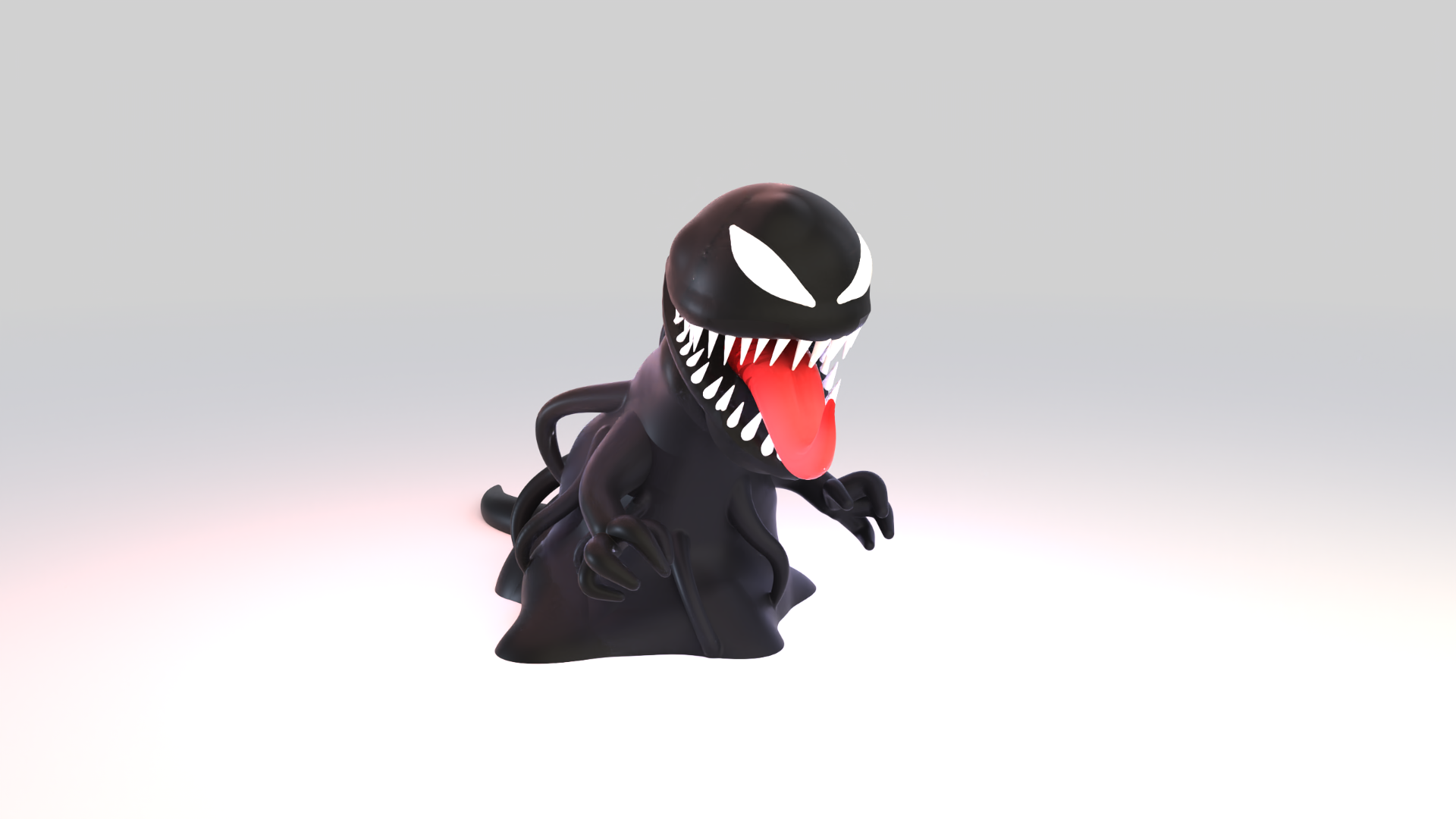 venom by wazza10 miniatures creatures cute 3D print model - Mito3D