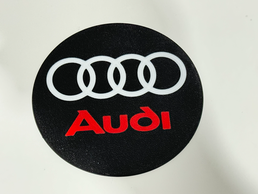 audi coasters by sgenos household decor coaster 3d print model - Mito3D