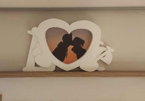 l'amour photo cadre by sevro ménage décor cadre valentin cadeaux saint valentin coeursaint valentines cadeau saint coeur 39 amour 3d print model - Mito3D