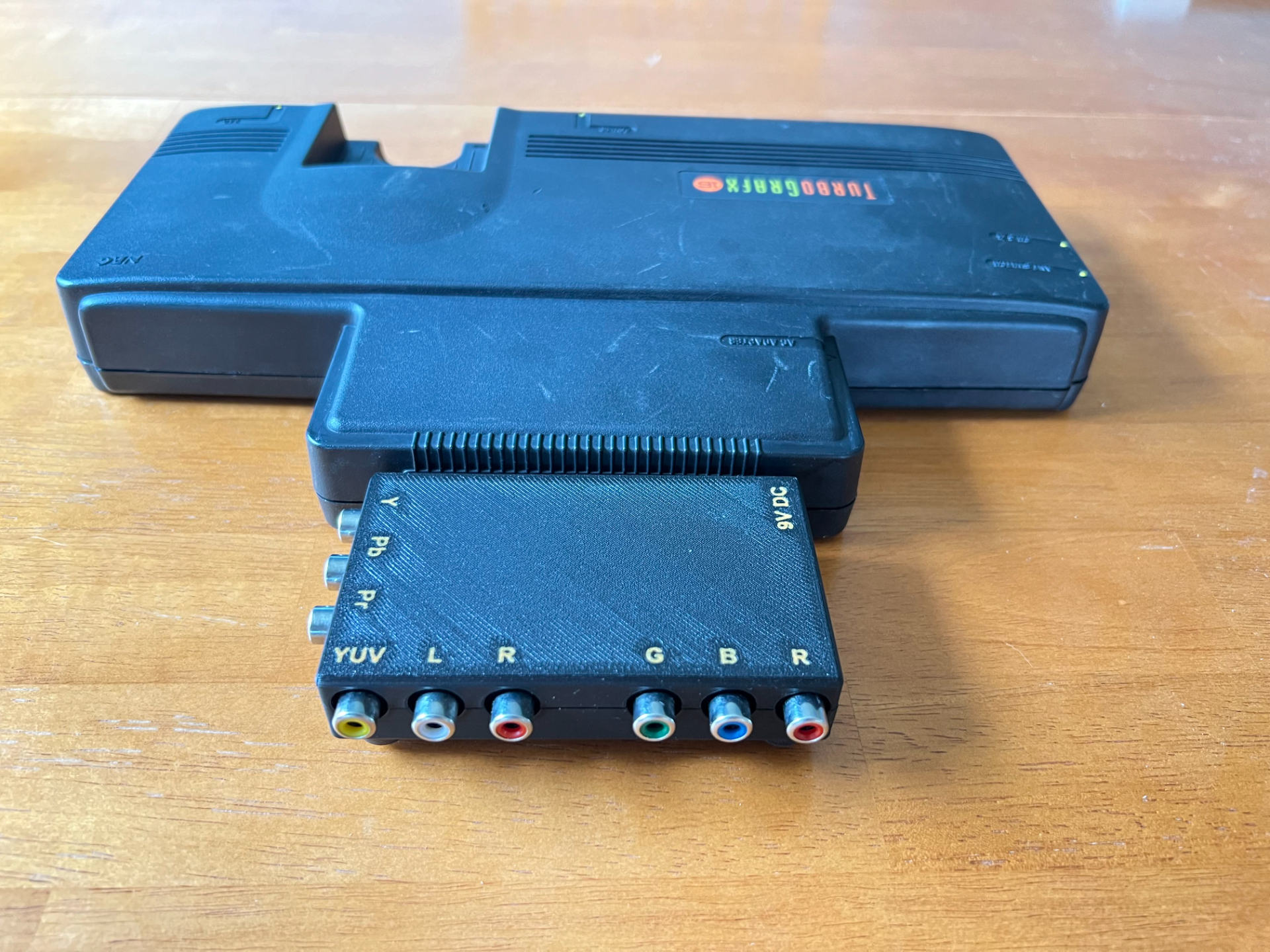 ebay rgb av aumentador presión cáscara pc motor turbografx 16 by guybre t pasatiempo bricolaje diy electrónica tg16 3D print model - Mito3D