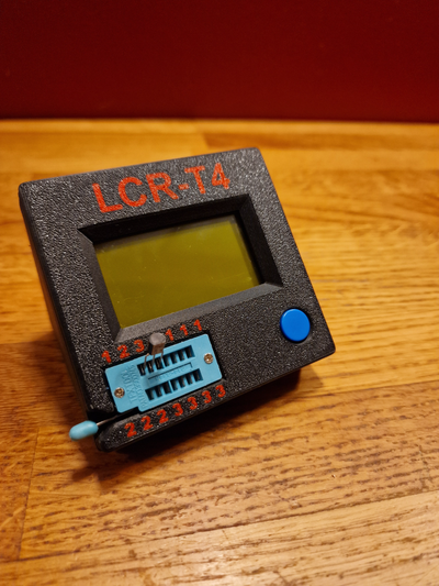 lcr-t4 enclosure battery clip by joroosen hobby & diy electronics component tester 3d print model - Mito3D