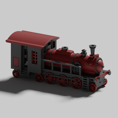 dampf zug ausführung 1 by gefallener engel hobby diy fahrzeuge dampflokomotive bildung mini 3d print model - Mito3D