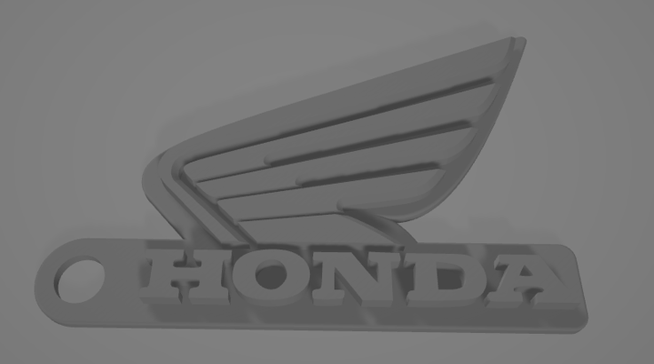 portachiavi honda by lpmcreativo passatempo fai veicoli moto 3d print model - Mito3D