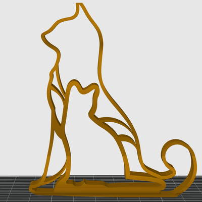 cat phone holder v2 by diana p tools organizers phonestand organiser 3d print model - Mito3D