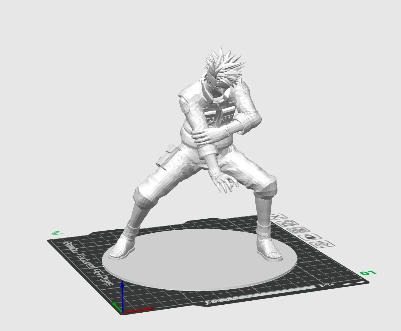 kakashi by prototipsıfır minyatürler insanlar 3D print model - Mito3D