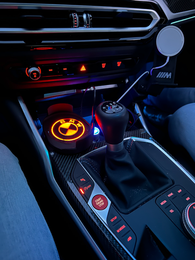 bmw cup holder adapter large by scottslinux hobby & diy vehicles led lights 3d print model - Mito3D