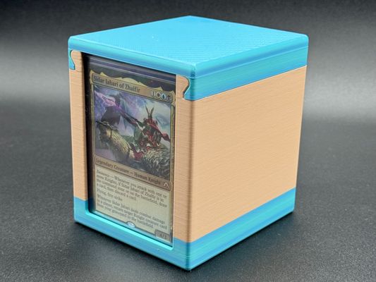 fmp mtg cubierta caja pro by huellas miedo juguetes juegos comandante tcg magia reunión lorcana 3d print model - Mito3D