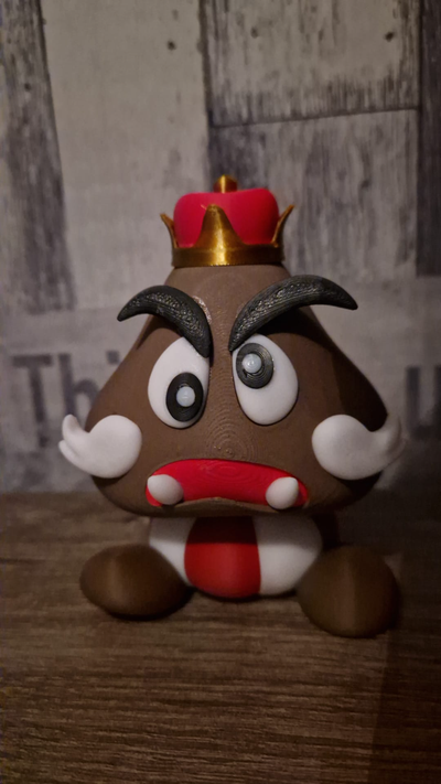 könig goomba neu gemischt by faeriell spielzeuge spiele zeichen nintendo super mario urlaub ornament weihnachten haushalt kinder 3d print model - Mito3D