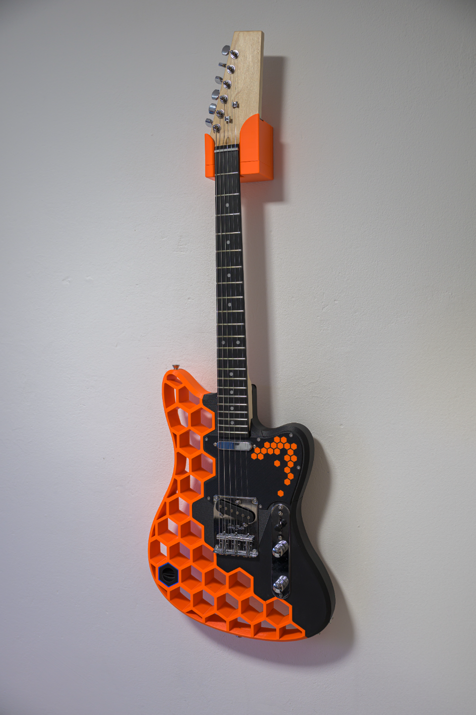 telecaster parede monte by oachkatzl ferramentas organizadores música montagem pára choque wallhanger violão 3D print model - Mito3D