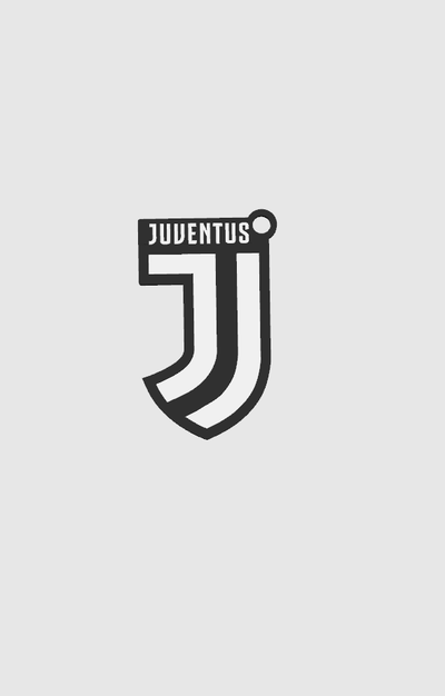 juventus by vbprinted tools gadgets serie a logo keychain portachiavi gadget football soccer 3d print model - Mito3D