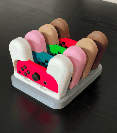 interruptor joycon firmeza organizador remixado by danny p3d brinquedos jogos nintendo joy con suporte placa base controlador switch nintendo vídeo 3d print model - Mito3D