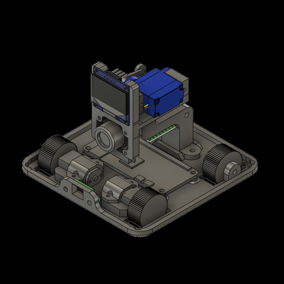 carbot v2 by luca coisas passatempo faça robótica robô carro máquina robotica projeto braço robótico servo motor atuador framboesa arduino 3d print model - Mito3D