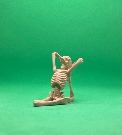 iskeletler yoga yeniden karıştırılmış by tırmanmak sanat modeller iskelet kemikler 3d print model - Mito3D