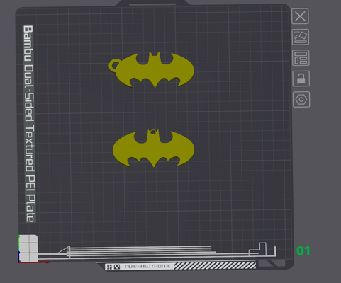 batman schlüsselbund by texas schichten mode modelle schlüsselanhänger batmanlogo 3d print model - Mito3D