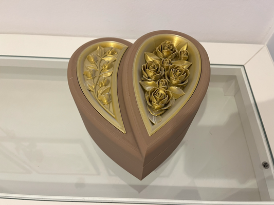 heart jewelbox remixed by picchietto tools organizers heartart box jewelry gift home accessories 3d print model - Mito3D