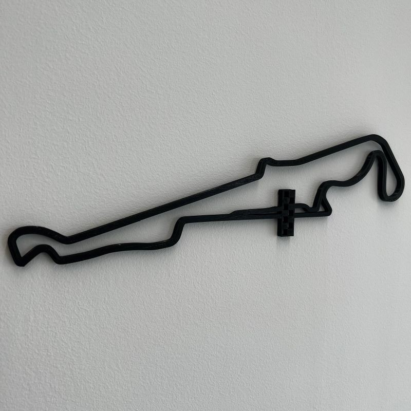 piste paul ricard france by 3dprinting ménage décor mur décoration 3D print model - Mito3D