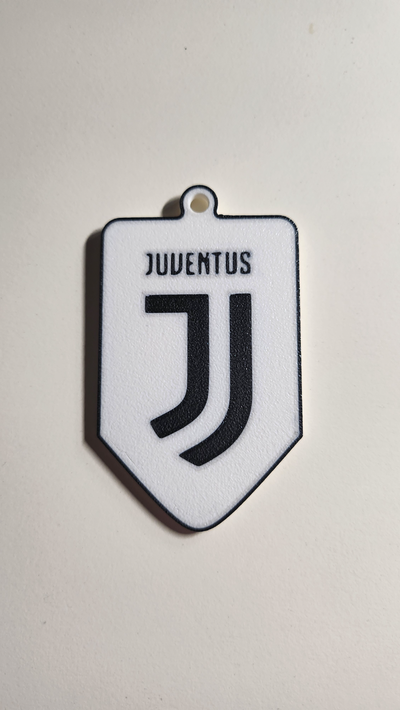 portachiavi juventus by pirovanoivano hobby & diy sport outdoors 3d print model - Mito3D