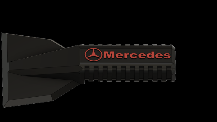 mercedes eiskratzer by 3d factory tl araçlar gadget'lar buz kazıyıcı mercedes kaşımak schnee oto gadget araç aksesuar 3d print model - Mito3D