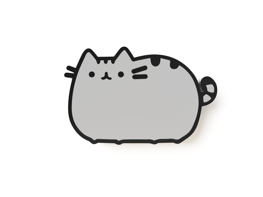 pusheen hafif kutu 2 renkler by valeria momo mattia sanat işaretler logolar kedi kediler facebook meme gatto sohbet lamba led asılabilir duvar dekor dekorasyon sıra 3d print model - Mito3D