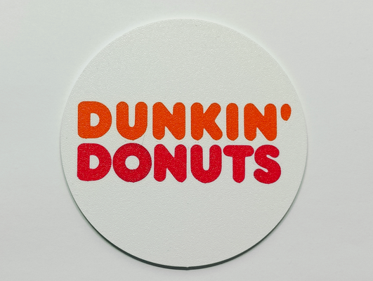 dunkin donuts coaster by szaman household decor 3d print model - Mito3D