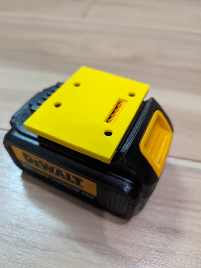 dewalt 20v batteria presto montare by mastro costruttore utensili officina monta attrezzo 3d print model - Mito3D