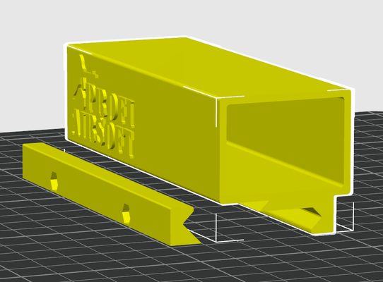 lipol 3s pil kutu airsoft by pertl jan araçlar gadget'lar ris depolama tabanca 3d print model - Mito3D