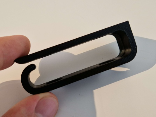 einfach kabel clip by tridens werkzeuge veranstalter büro schreibtisch kabelmanagement kabelclip 3d print model - Mito3D