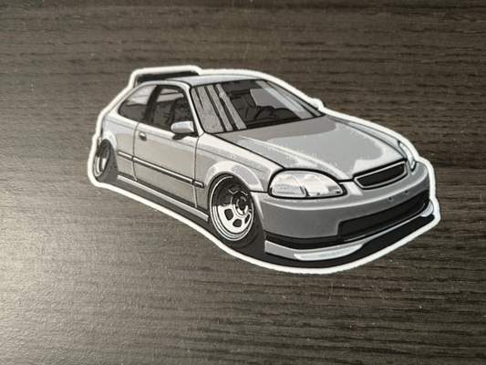 honda civico fucina cappelli by hunterabcz arte 2d veicolo macchina 3d print model - Mito3D