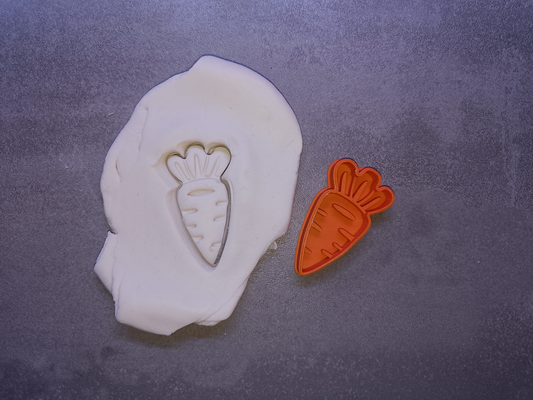 carrot easter cookie cutter by d onsnou tools cookiecutter cake family kid eat rabbit 3d print model - Mito3D