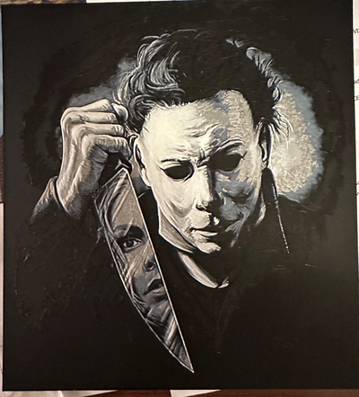 michael meyers by tjslayer generative 3d model hueforge & lithophane myers halloween 3d print model - Mito3D