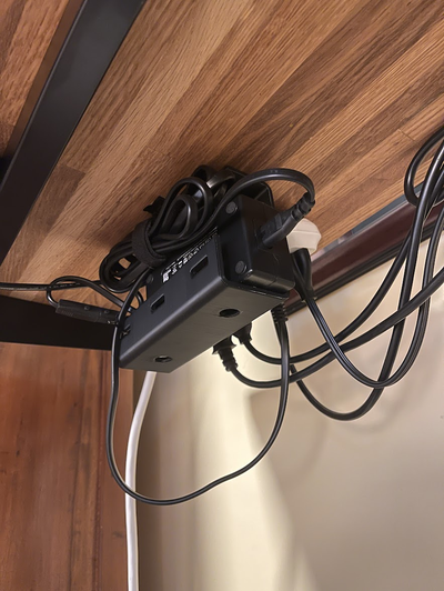 power brick tray underdesk mounting by troye stonich household house models 3d print model - Mito3D