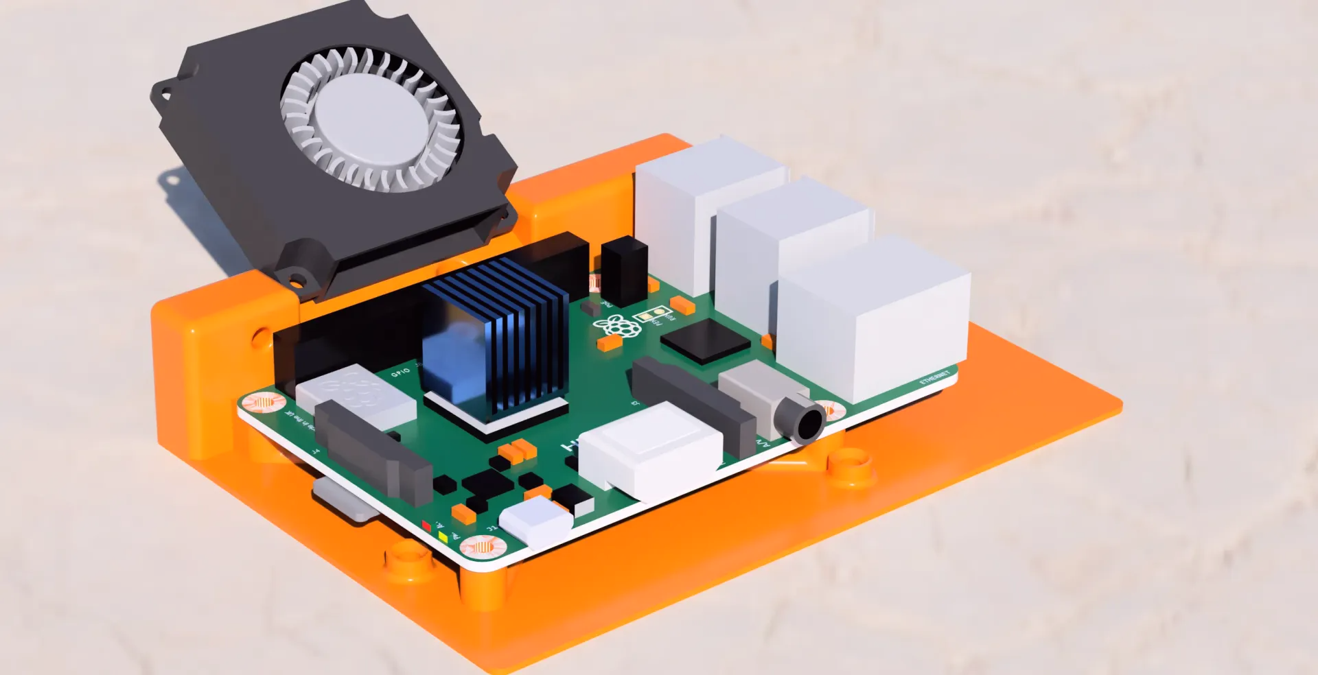 framboesa pi4 monte pateta 3d impressora etapa arquivo by prótonord acessórios raspberry pi raspberrypi4 raspberrypi4mount 3D print model - Mito3D