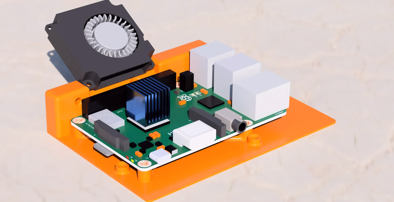 lampone pi4 montare sciocco nova 3d stampante passo file by protonord accessori raspberrypi raspberrypi4 raspberrypi4mount 3d print model - Mito3D