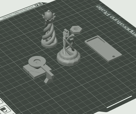 testprints production bambu lab x1 series by protonord 3d printer test models testmodel calibration calibrationtest 3d print model - Mito3D