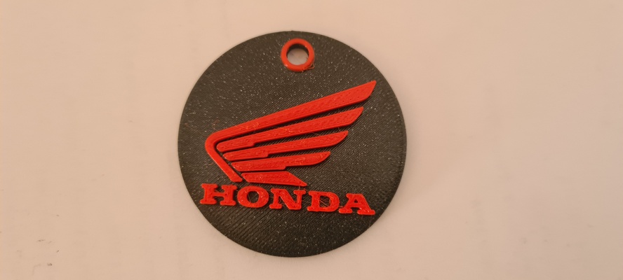 p v ek honda by pechi passatempo fai veicoli portachiavi 3dkeychains hondamoto 3d print model - Mito3D