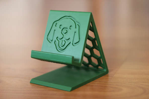 telefon ayakta durmak köpek by prtomas3d hobi kendin yap elektronik kulp destek 3d print model - Mito3D