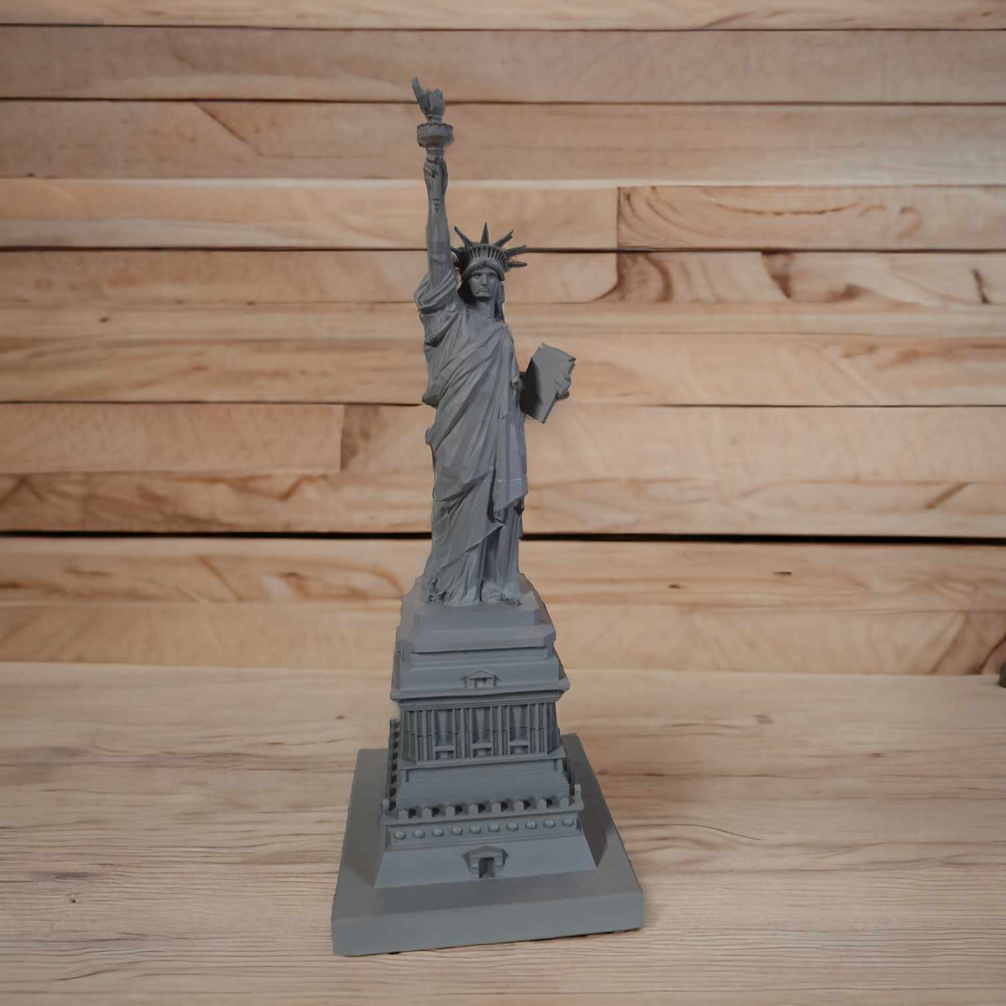 statue of freiheit 50cm by print3dgifts miniaturen architektur dame york p1p x1c skulptur luban teemo3d 2024 teile multi mehrteilig nyc apfel geschenk 3d drucken 3D print model - Mito3D