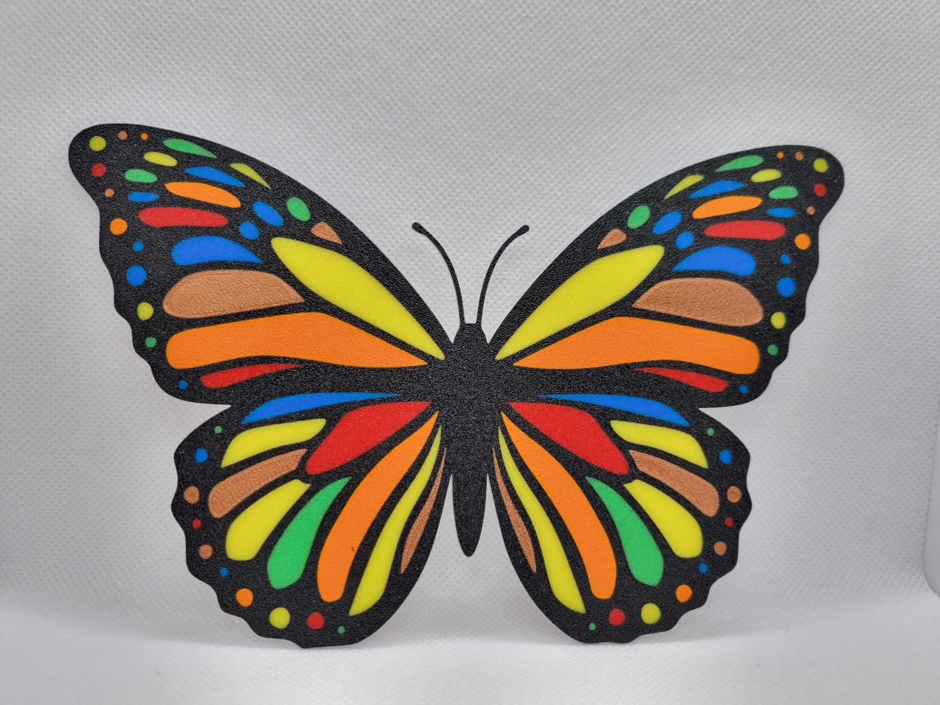 multicolore papillon v2 couleur options by germann art 2d 8 couleurs 3D print model - Mito3D