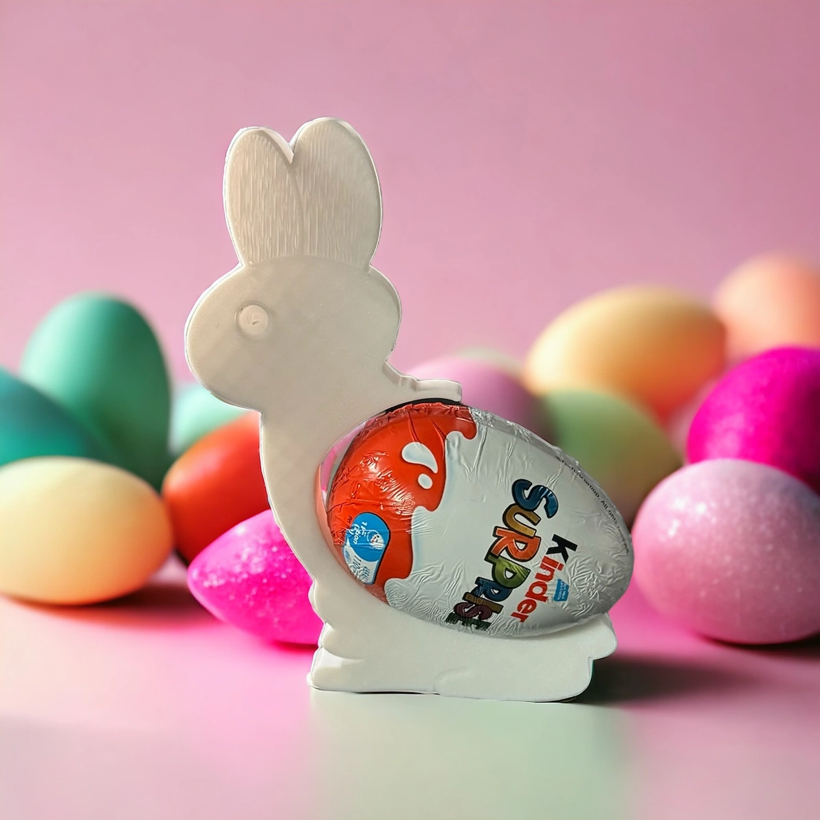 kinder egg - easter rabbit bunny by elmaker design household festivities easteregg 3D print model - Mito3D