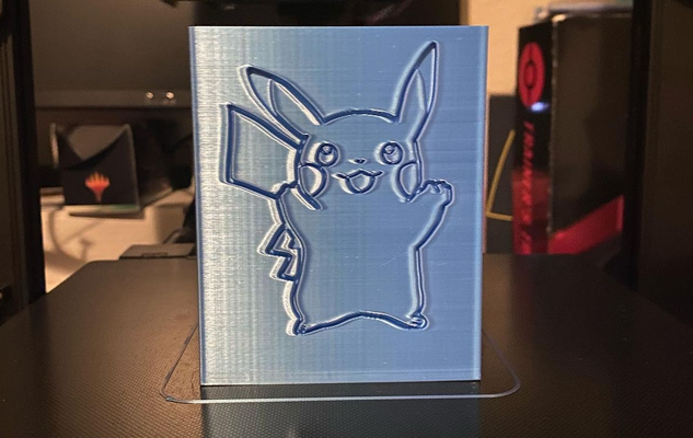 pikachu cubierta caja by mayorstoney juguetes juegos deckbox pokemon comercio tarjeta juego tcg 3d print model - Mito3D