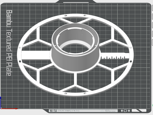 bambu a1-p1-a1 spool i remixed by rpm designs llc 3d printer parts a1 mini x1 x1c p1 p1s p1p refillable 3d print model - Mito3D