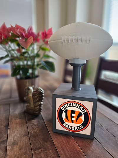 cincinnati bengals logo lumière boîte by miker73 ménage décor football boite 3d print model - Mito3D