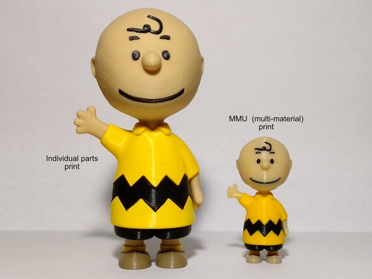 charlie brown - mmu by reddadsteve toys & games characters cartoon comics boy peanuts 3d print model - Mito3D