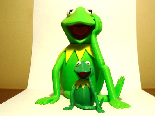 kermit frosch mmu by reddadsteve spielzeuge spiele zeichen karikatur comics muppet 3d print model - Mito3D