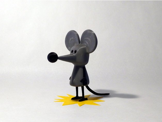 ratte by reddadsteve spielzeuge spiele zeichen karikatur comics tier 3D print model - Mito3D