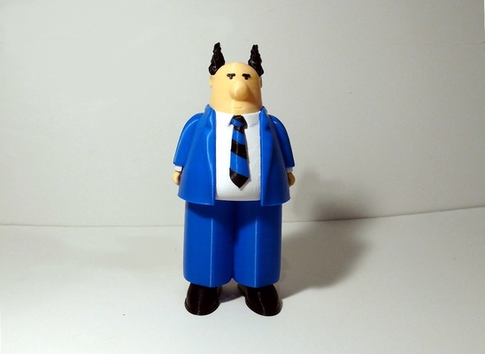 pointy haired boss by reddadsteve toys & games characters cartoon comics 3d print model - Mito3D