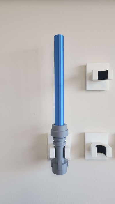 tijolo estilo lucas skywalker sabre luz remixado by fabricando dragões casa decoração estrela guerras jedi 3d print model - Mito3D