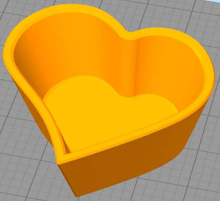 caja in formar eines corazones by stevenb casa decoración corazón valentin amor 3d print model - Mito3D