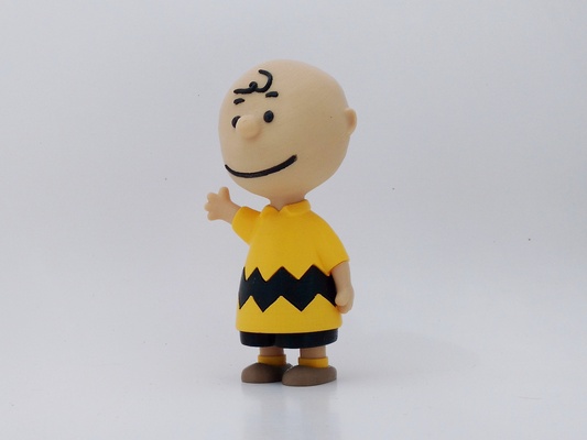 charlie castanho by reddadsteve brinquedos jogos personagens desenho animado histórias quadrinhos amendoim 3d print model - Mito3D